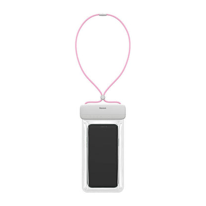 Baseus Let's Go Universal vattentätt fodral för smartphones (rosa)