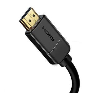 Baseus 2x HDMI 2.0 4K 60Hz Cable, 3D, HDR, 18Gbps, 1m (black)