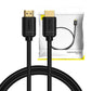 Baseus 2x HDMI 2.0 4K 60Hz Cable, 3D, HDR, 18Gbps, 1m (black)