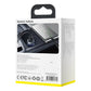 Dual Quick Charger Car Charger Baseus Particular Digital Display QC+PPS 65W (Silver)