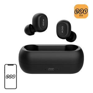 TWS QCY T1C Headphones (black)