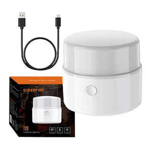 Retkivalaisin Superfire T20, 180lm, USB