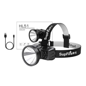 Headlamp Superfire HL51, 160lm, USB