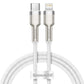 USB-C cable for Lightning Baseus Cafule, PD, 20W, 1m (white)