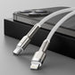 USB-C cable for Lightning Baseus Cafule, PD, 20W, 1m (white)