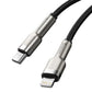 USB-C kaabel Lightning Baseus Cafule jaoks, PD, 20W, 2m (must)