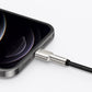 USB-kabel til Lightning Baseus Cafule, 2,4A, 1m (sort)