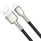USB-kabel til Lightning Baseus Cafule, 2,4A, 1m (sort)
