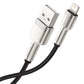 USB-kabel til Lightning Baseus Cafule, 2,4A, 1m (sort)