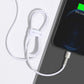 USB-kaabel Lightning Baseus Cafule jaoks, 2,4A, 1m (valge)