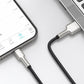 USB-kaabel Lightning Baseus Cafule jaoks, 2,4A, 2m (must)