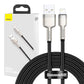USB-kaabel Lightning Baseus Cafule jaoks, 2,4A, 2m (must)