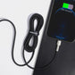 USB-kaabel Lightning Baseus Cafule jaoks, 2,4A, 2m (must)