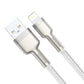 USB-kaabel Lightning Baseus Cafule jaoks, 2,4A, 2m (valge)