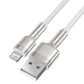 USB-kaabel Lightning Baseus Cafule jaoks, 2,4A, 2m (valge)