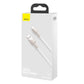 USB-kaabel Lightning Baseus Cafule jaoks, 2,4A, 2m (valge)