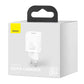 Baseus Super Si Snabbladdare 1C 20W (vit)