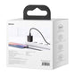 Baseus Super Si Snabbladdare 1C 20W med USB-C-kabel för Lightning 1m (svart)