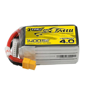 Tattu R-Line 4.0 1400mAh 22.2V 130C 6S1P XT60 Batteri