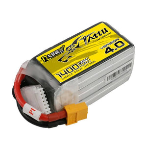 Tattu R-Line 4.0 1400mAh 22.2V 130C 6S1P XT60 Batteri