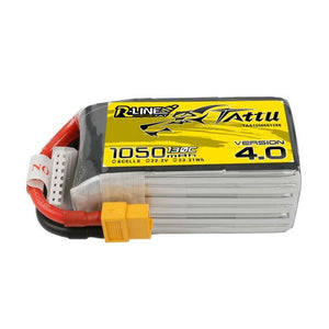 Tattu R-Line 4.0 1050mAh 22.2V 130C 6S1P XT60-batteri