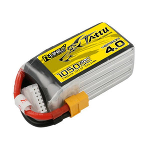 Tattu R-Line 4.0 1050mAh 22.2V 130C 6S1P XT60-batteri