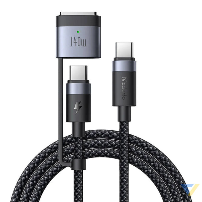 2 in 1 USB C to USB C + Magsafe 3 cable Mcdodo CA 0140 2m (black) Others