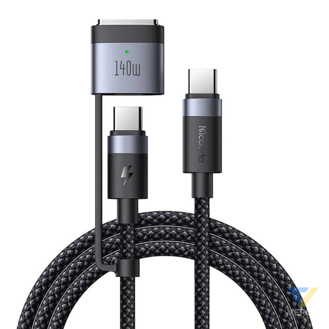 2 in 1 USB C to USB C + Magsafe 3 cable Mcdodo CA 0140 2m (black) Others