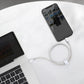 USB-C kuni Lightning Baseus kõrge tihedusega punutud kaabel, 20W, PD, 2m (valge)
