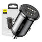 Bil-laddare Baseus Grain Pro 2x USB 4.8A (svart)