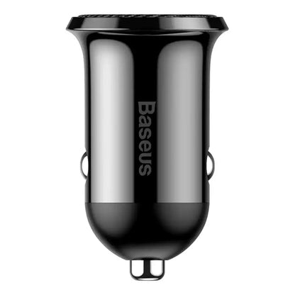 Bil-laddare Baseus Grain Pro 2x USB 4.8A (svart)