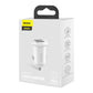 Baseus Grain Pro billaddare 2x USB 4.8A (vit)