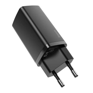Snabbladdare Baseus GaN2 Lite USB+C 65W EU (svart)