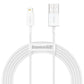 Baseus Superior Series Cable USB to iP 2.4A 2m (white)