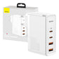 Travel Charger Baseus GaN2 Pro Quick  2x USB + 2x USB-C, 100W, EU (white)