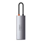 Hub 5i1 Baseus Metal Gleam Series, USB-C til 3x USB 3.0 + HDMI + USB-C PD
