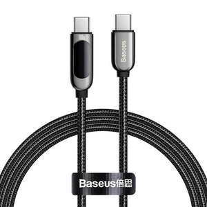 Baseus Display-kaabel USB-C kuni Type-C 100W 1m (must)
