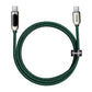Baseus Display-kaabel USB-C kuni USB-C 100W 1m (roheline)