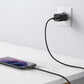 Baseus Super Si Snabbladdare 1C 25W med USB-C-kabel för USB-C 1m (svart)