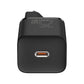 Baseus Super Si Snabbladdare 1C 25W med USB-C-kabel för USB-C 1m (svart)