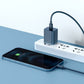 Baseus Super Si Snabbladdare 1C 20W med USB-C-kabel för Lightning 1m (blå)