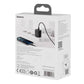 Baseus Kompakt Snabbladdare, USB, USB-C, 20W (svart)