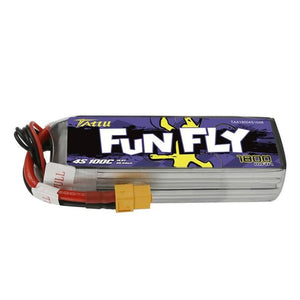 Tattu Funfly 1800mAh 14.8V 100C 4S1P XT60-batteri