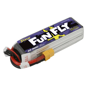 Tattu Funfly 1800mAh 14.8V 100C 4S1P XT60-batteri
