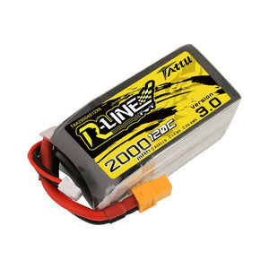 Tattu R-Line Version 3.0 2000mAh 14.8V 120C 4S1P XT60-batteri