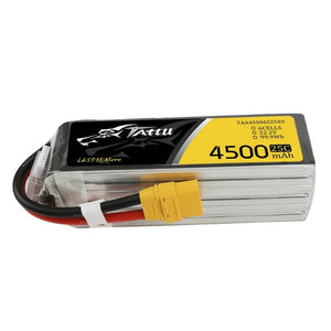 Tattu 4500mAh 22.2V 25C 6S1P XT90-batteri