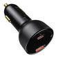 Auton laturi Baseus Superme, USB, USB-C, 100W (musta)