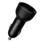 Bil-laddare Baseus Superme, USB, USB-C, 100W + USB-C-kabel (svart)