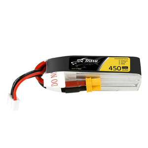 Tattu 450mAh 11.1V 75C 3S1P Långt batteri