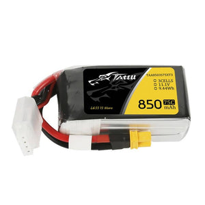 Tattu 850mAh 11.1V 75C 3S1P Batterikontakt XT30